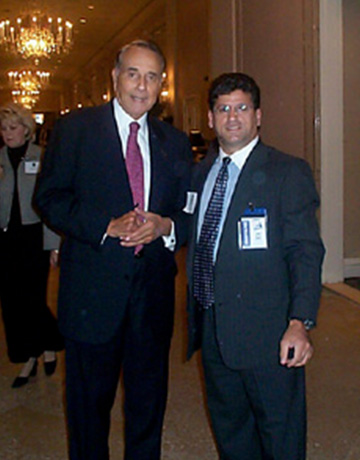 Jon B. Felice With Bob Dole